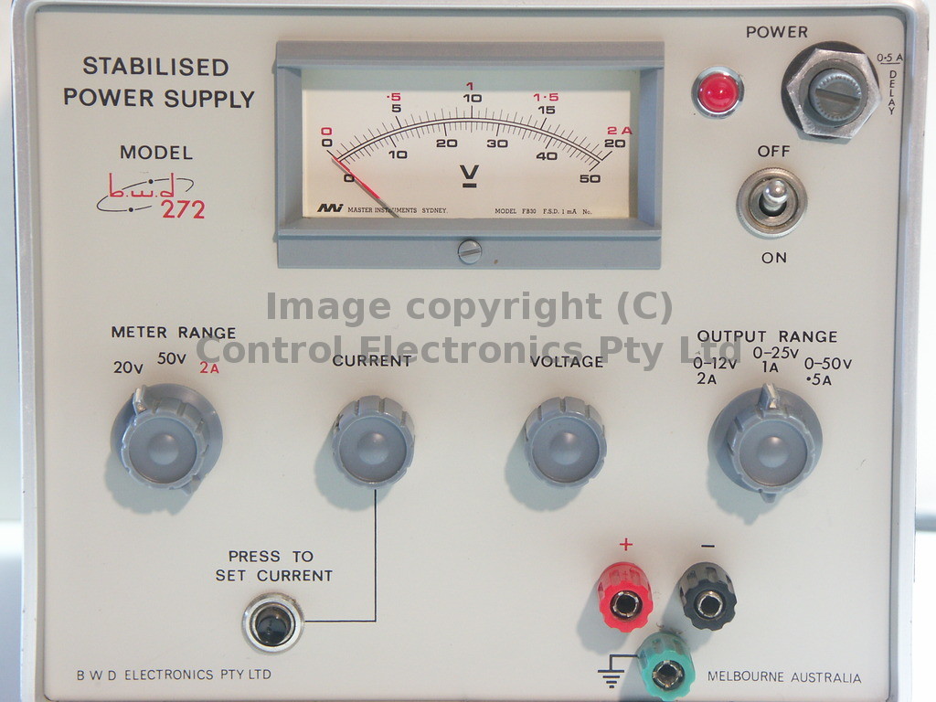 BWD 272 control view