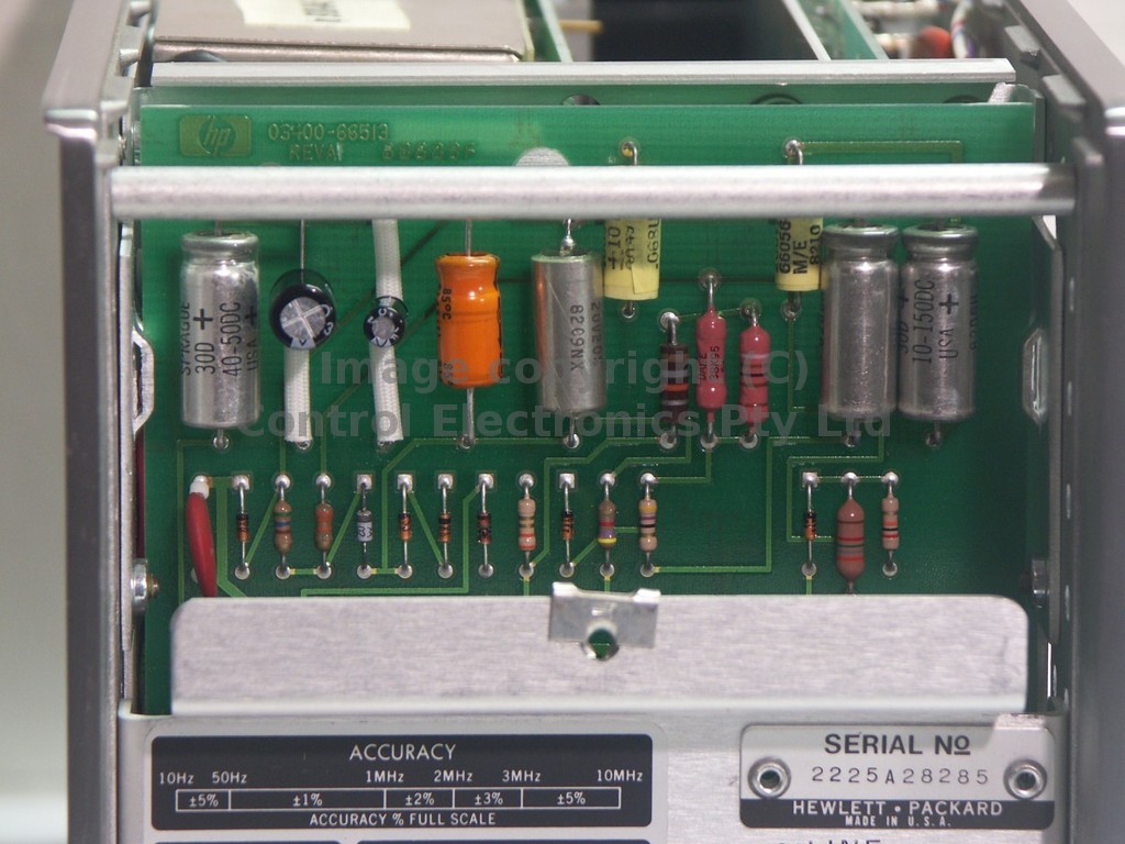 HP 3400a internal view