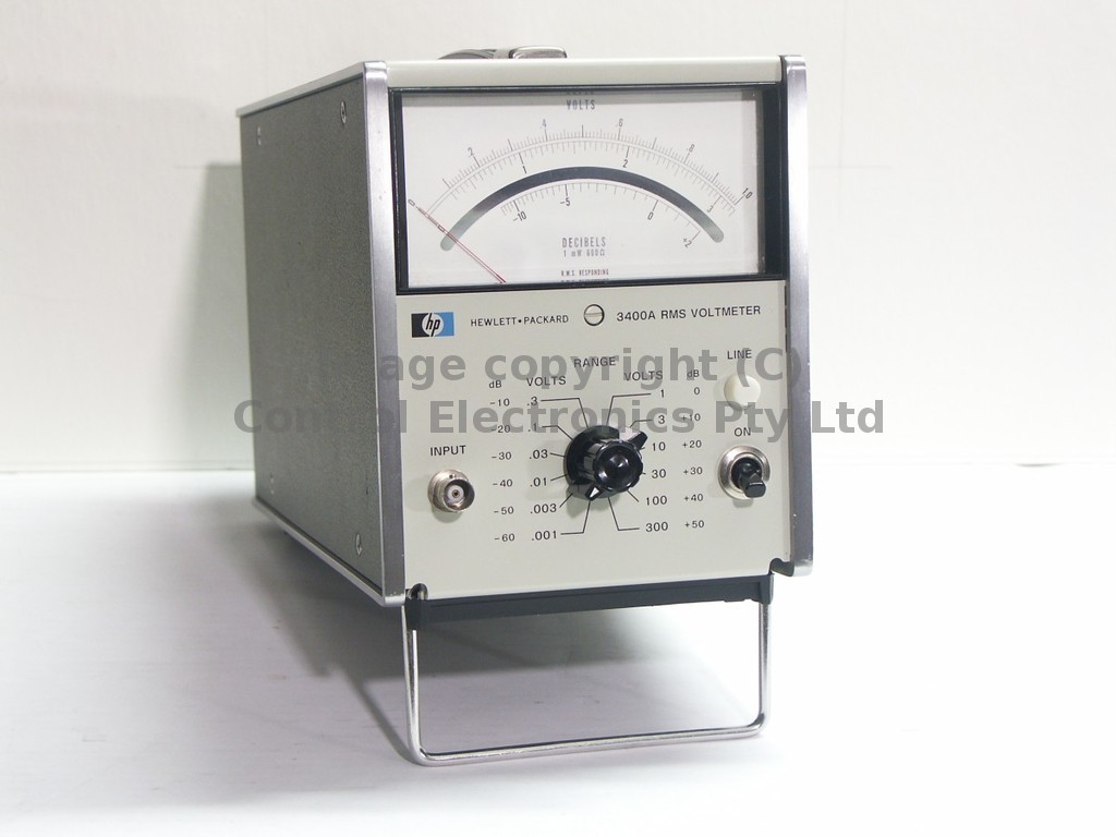 HP 3400A meter view