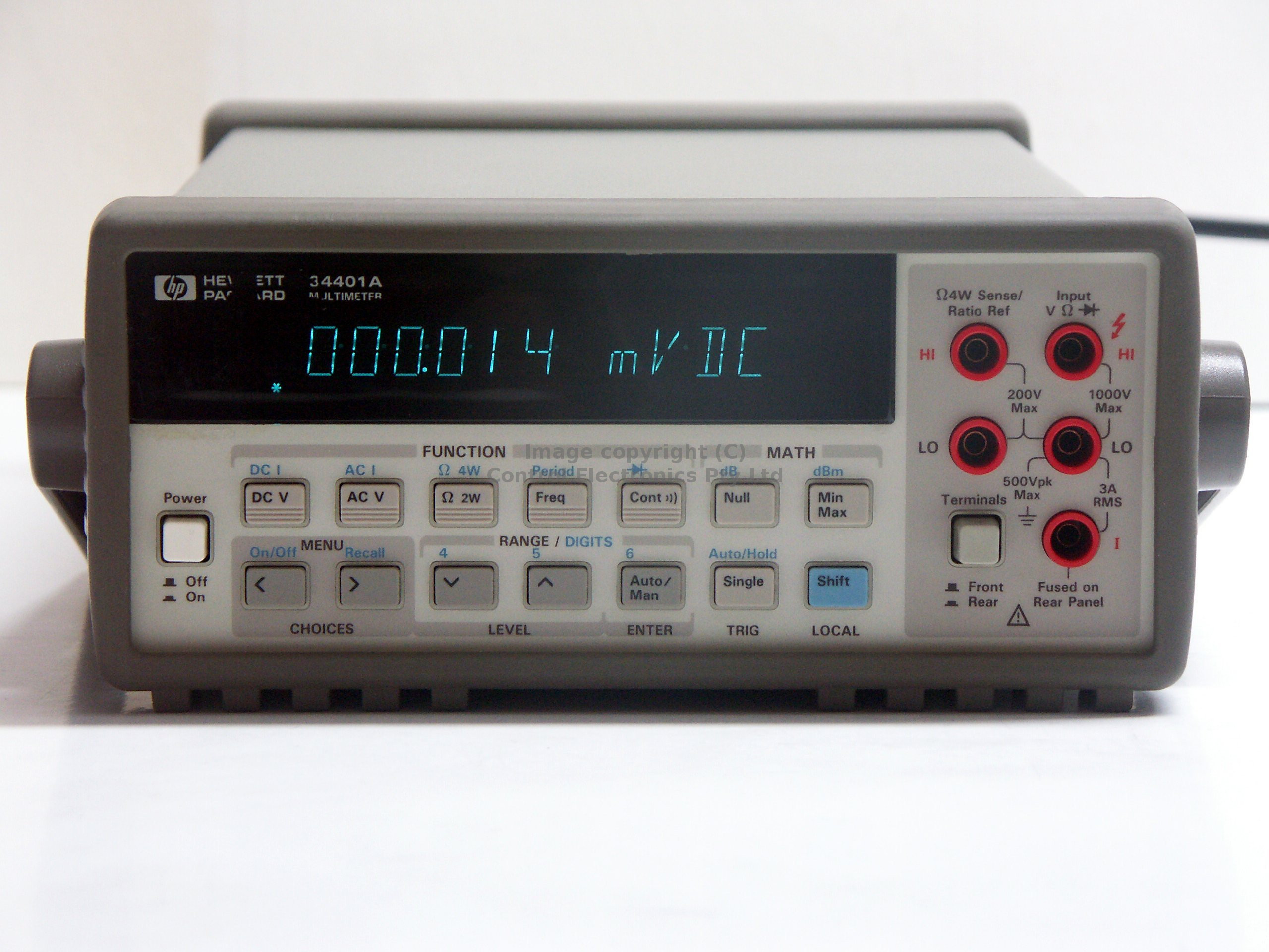 HP 34401A front