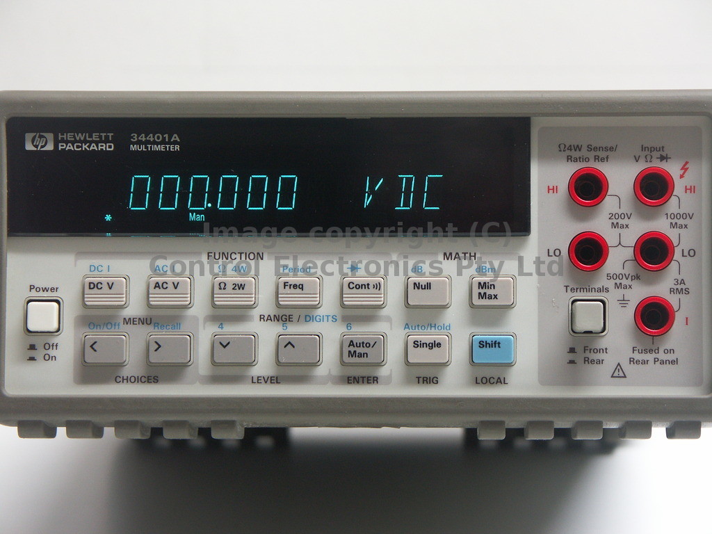 HP 34401A front