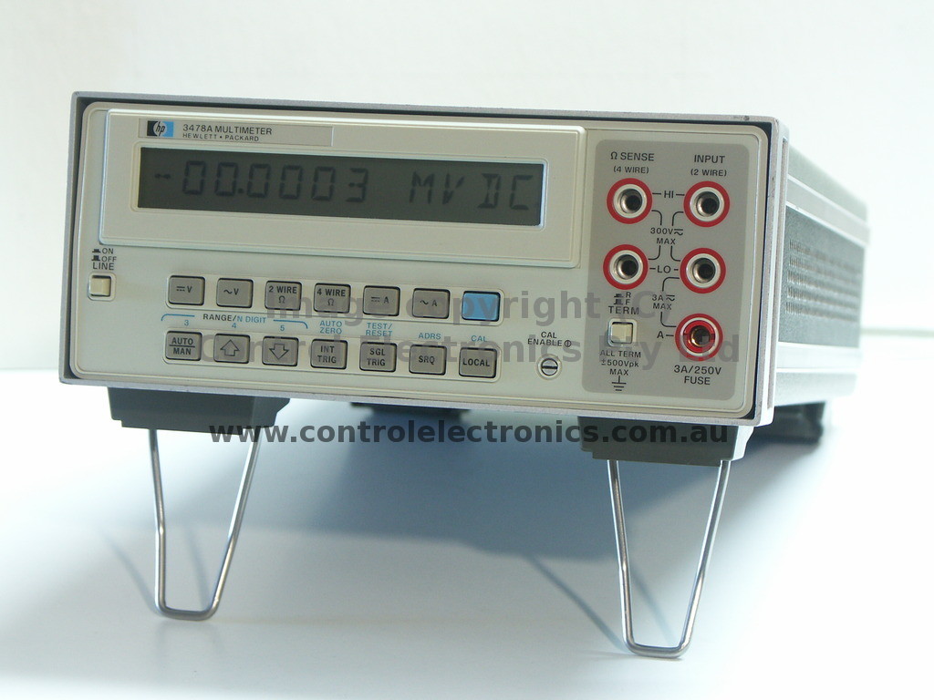 HP3478A front view