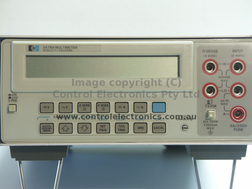 HP 3468A front