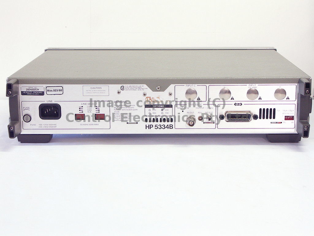HP 5385A rear