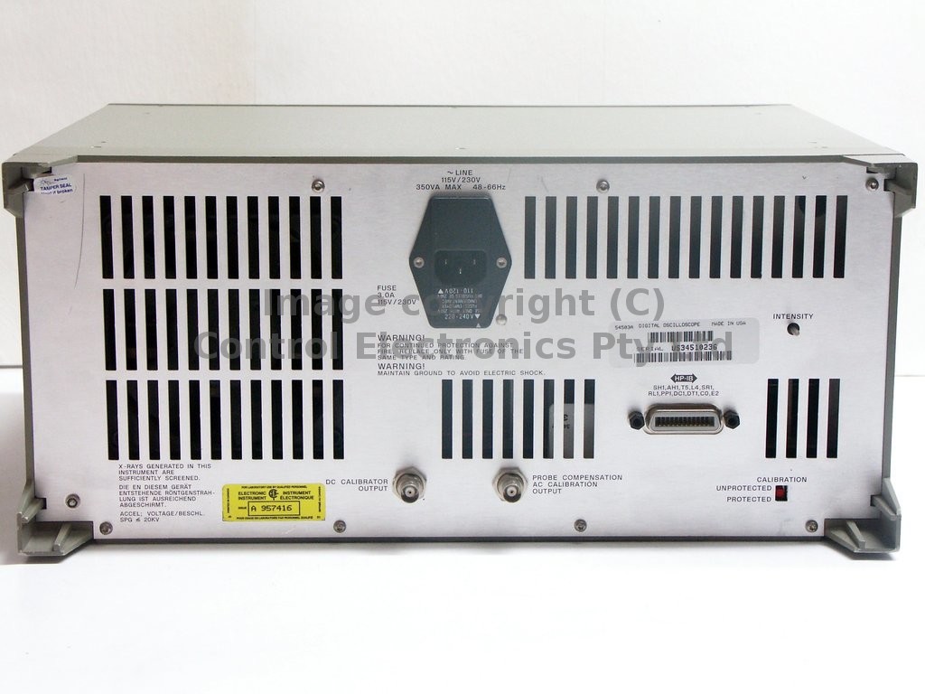 HP 54503A rear