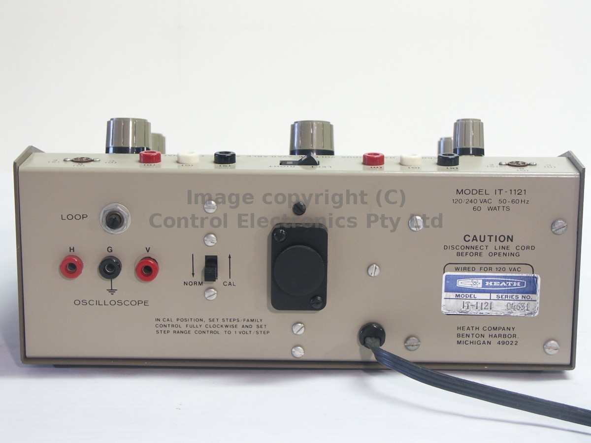 Heathkit IT-1121 rear view
