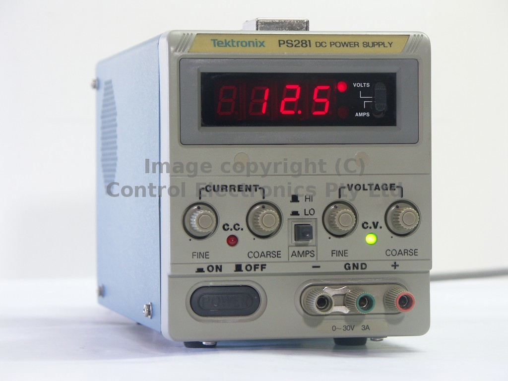 Tektronix PS281 controls