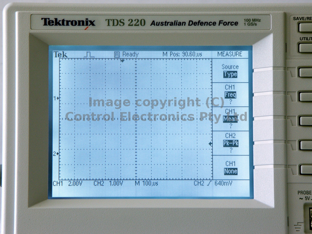 Tektronix 2236 rear view