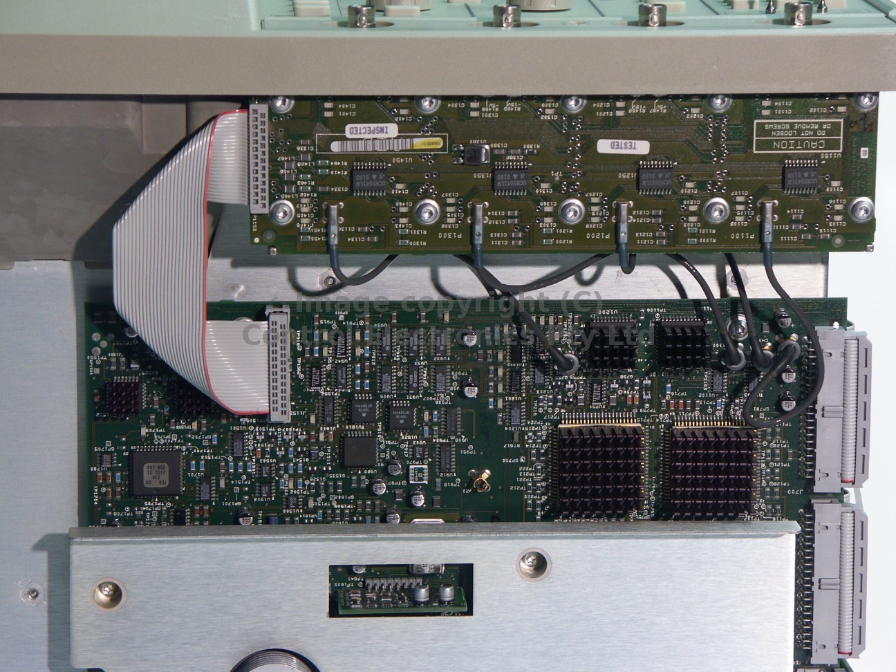 TDS520 internal view
