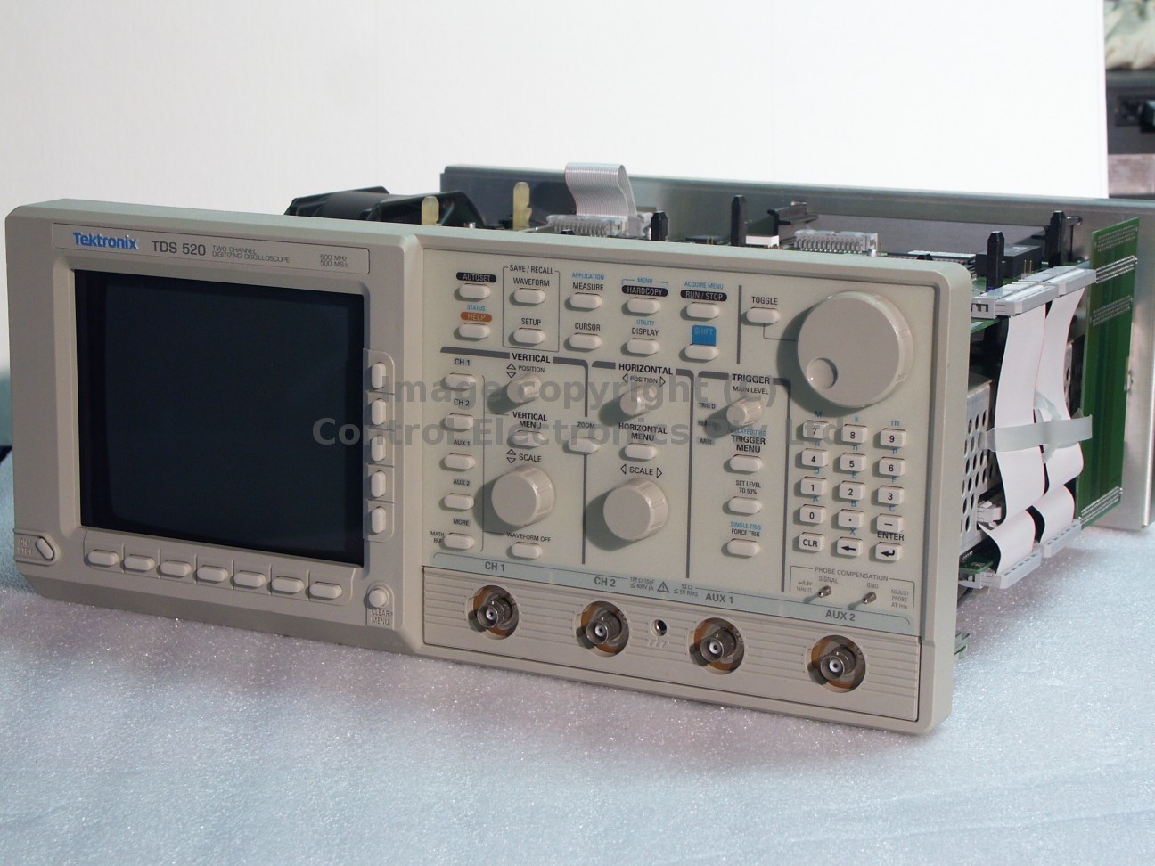 TDS520 internal view