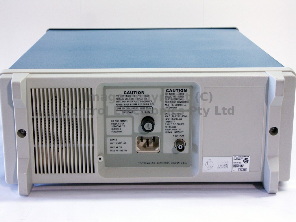 Tektronix 2213A rear