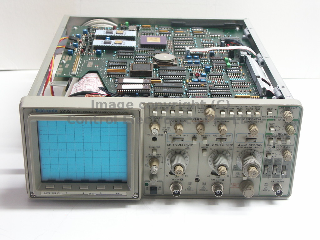 Tektronix 2232 internal view