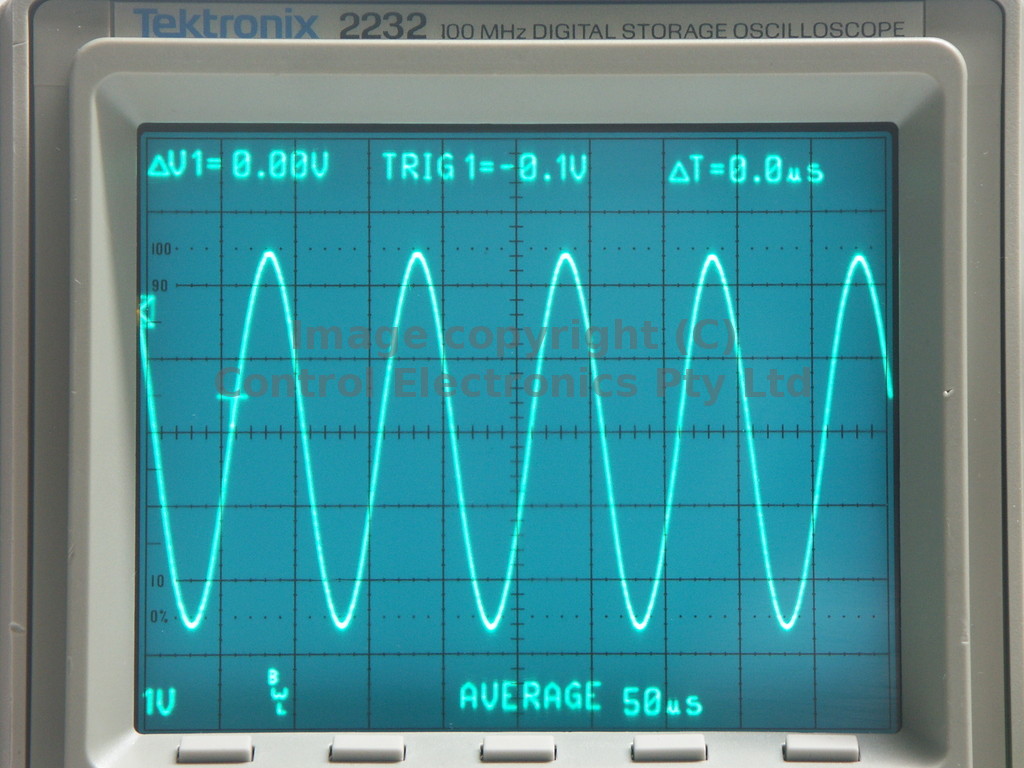 waveform display
