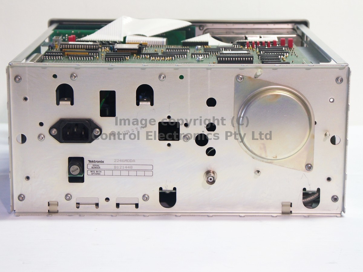 Tektronix 2246 internal view rear