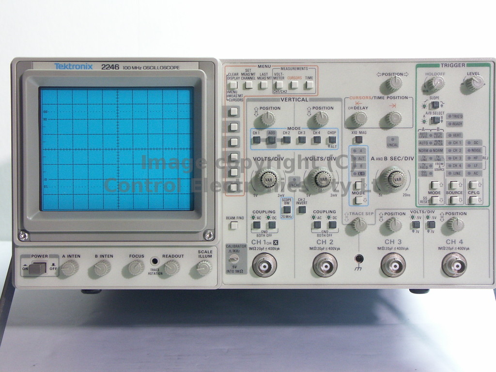 Tektronix 2246 front view
