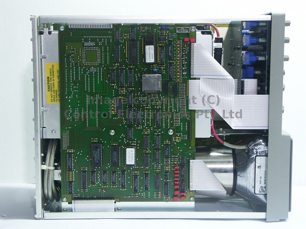 Tektronix 2246 internal view top