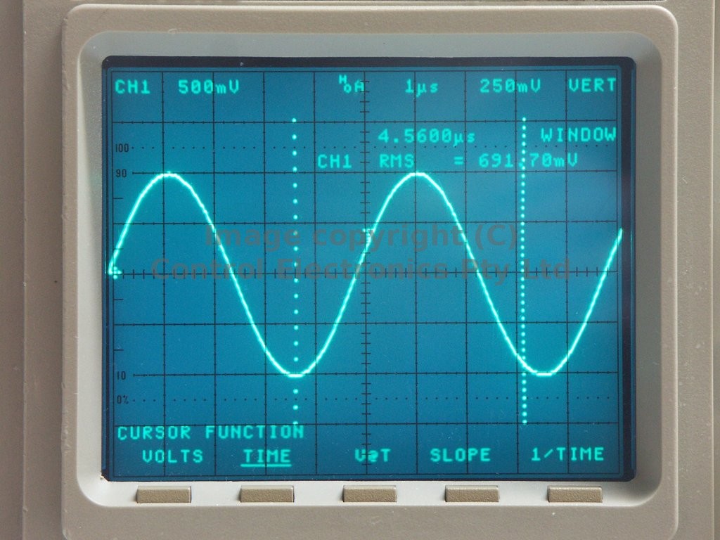 Tektronix 2445 internal view